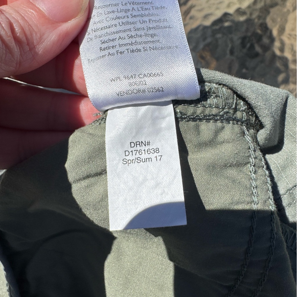 Eddie Bauer Olive Green Women's Cargo Shorts - Picture 8 of 9